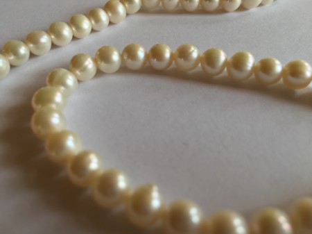 Perlenketten von meiner Oma - echt oder unecht - Kette 4 ?