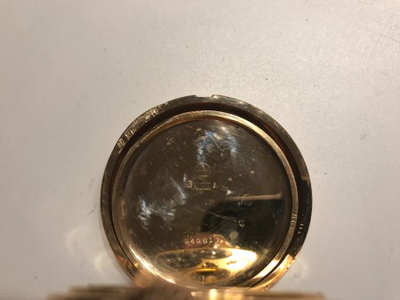 Goldene IWC Taschenuhr von 1913 Wertschätzung
