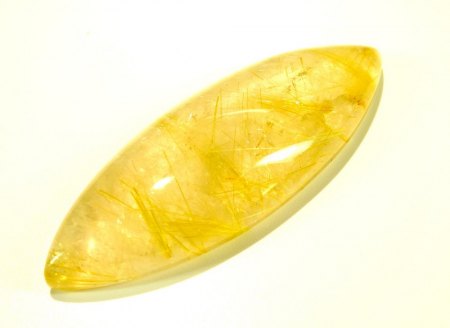 GROSSER RUTIL-QUARZ NAVETTE aus Goldschmiede zu verkaufen