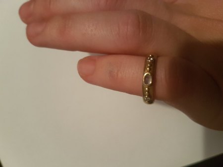 Wertschätzung Ring Gold 585/-- mit Steinen
