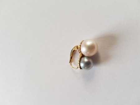 Ohranhänger mit Perlen