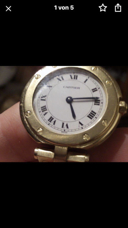 Cartier Uhr echt oder fake?