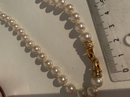 Wert der Perlenkette