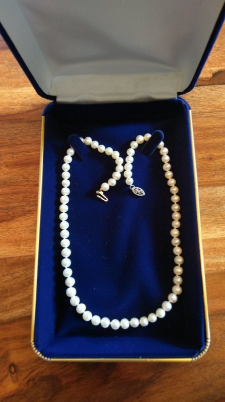 Bitte um grobe Schätzung Perlenkette Wert