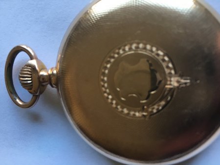 Bitte um Wertschätzung meiner Taschenuhr "System Glashütte Medaille d´Or Bordeaux 1895, Diplpme d´honneur Paris 1896, Nr. 1350350 "