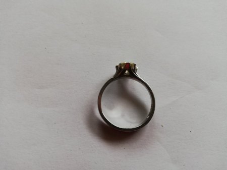 Nr 29 Ring Diamant 0,97 ct gelblich