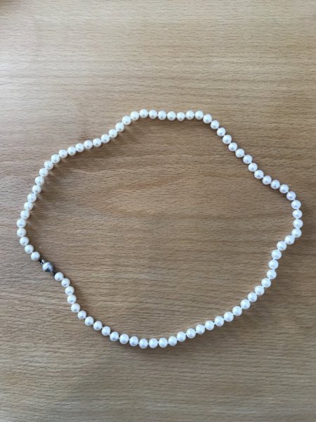 Wert Perlenkette