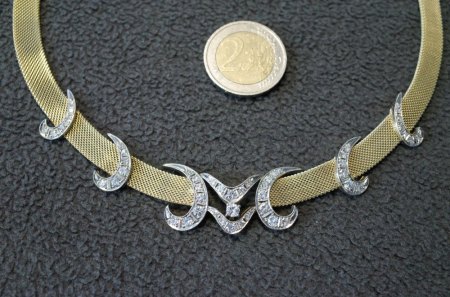 Gold-Brillant-Halskette Marktwert und Verkaufsstrategie gesucht
