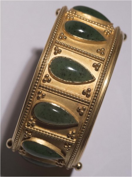 Goldarmband mit Jade - Verkaufswert