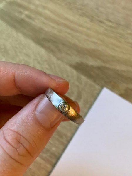 Diamant Ring 585 Weißgold 0,19 Karat