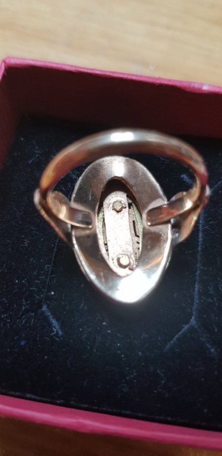 Maya / Inka Ring aus 585er Gold - Wert?