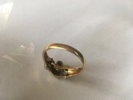 Ring aus Türkei, angeblich 18k