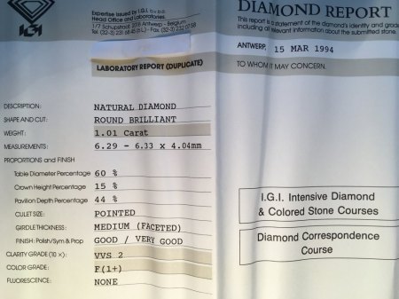 Bitte um Bewertung Diamantring / Tipps zum Verkauf