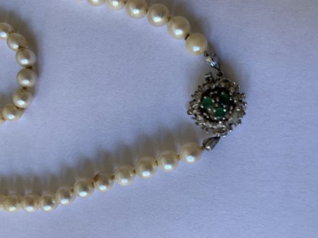 Perlenkette mit 585er Verschluss