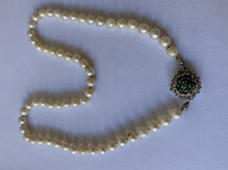 Perlenkette mit 585er Verschluss