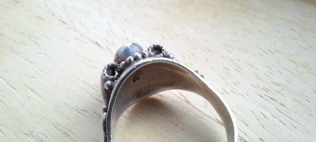 925 Silber Ring mit Lapislazuli ? Alter ?