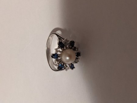 2 Schmuckstücke (Perlenkette und Ring)