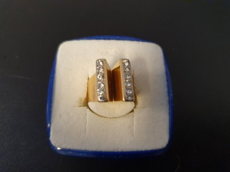 Damenring Gold mit 12 Diamanten (0.4 CT) (No. 11)