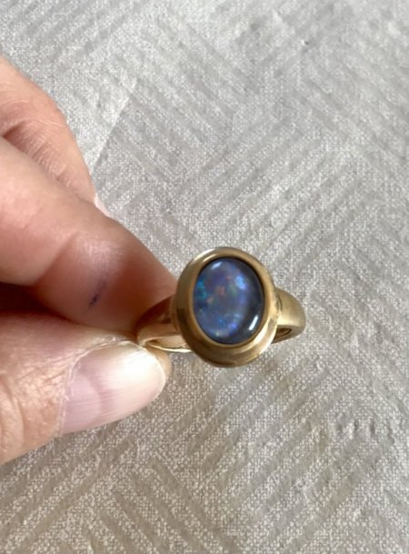 Ring 375er Gold, Opal?