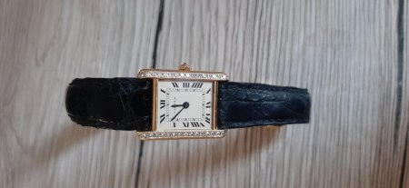 Cartier Uhr mit Diamanten