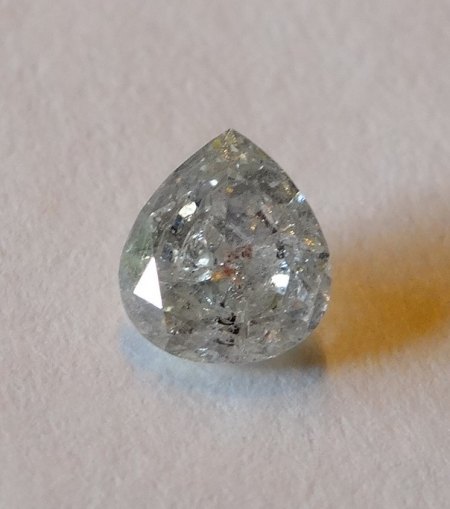 Diamant-Tropfen - 0,31 Carat - aus Goldschmiede zu verkaufen