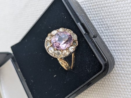 Antik Ring mit Altschliffdiamanten
