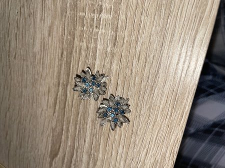 Blaue Diamanten Ohrringe