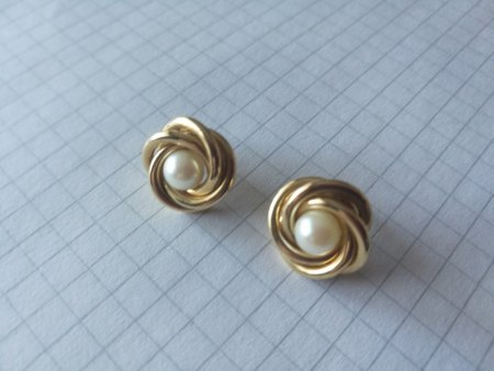 Ohrringe Gold 585 mit  Perle