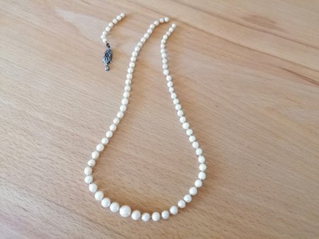 echte Perlenkette