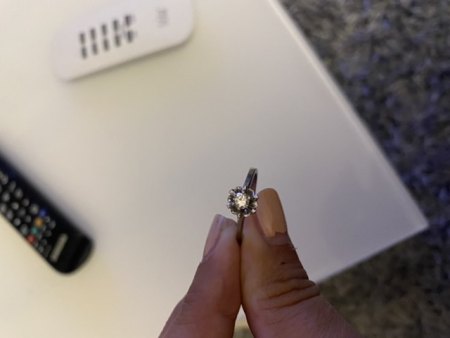 Unbekannte 4stellige Punze auf Diamantring