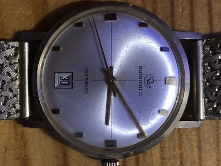Incabloc Uhr unbekannter Hersteller