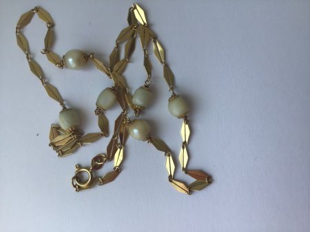Was tun mit Goldkette mit Perlen?