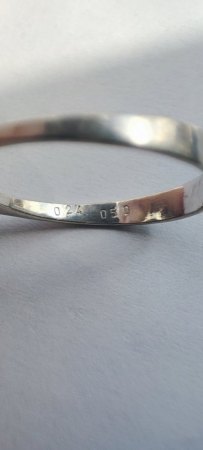 Saphir Ring von Nachlass mit Diamanten