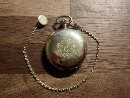 Antike Goldene Taschenuhr
