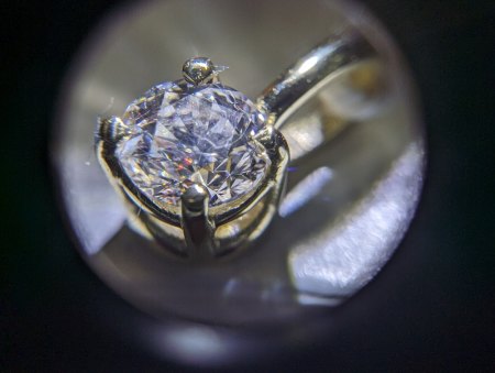 Diamant Anhänger nach Kauf vom Händler