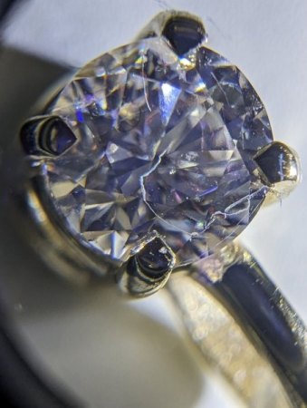 Diamant Anhänger nach Kauf vom Händler
