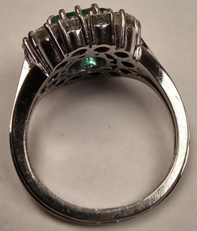 Smaragd-Diamant Ring 585 Gold Echtheit? Wert?