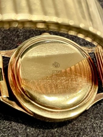 Herrenuhr „ZoMe Automatik“ mit FixoFlex Eleganta Armband (beides 585 Gold)