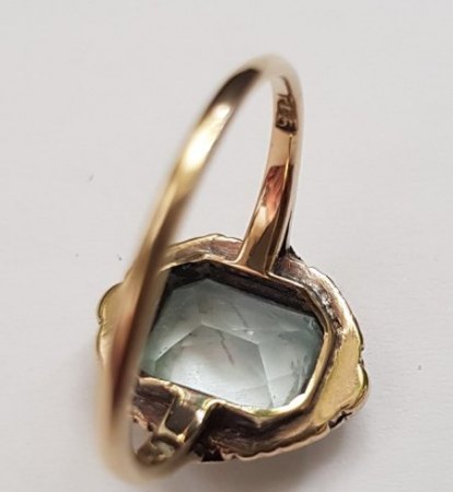 Wertermittlung Ring mit wasserblauem Stein