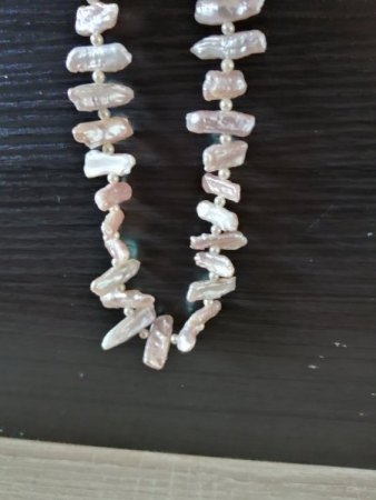 Perlen - Ohrhänger und Kette